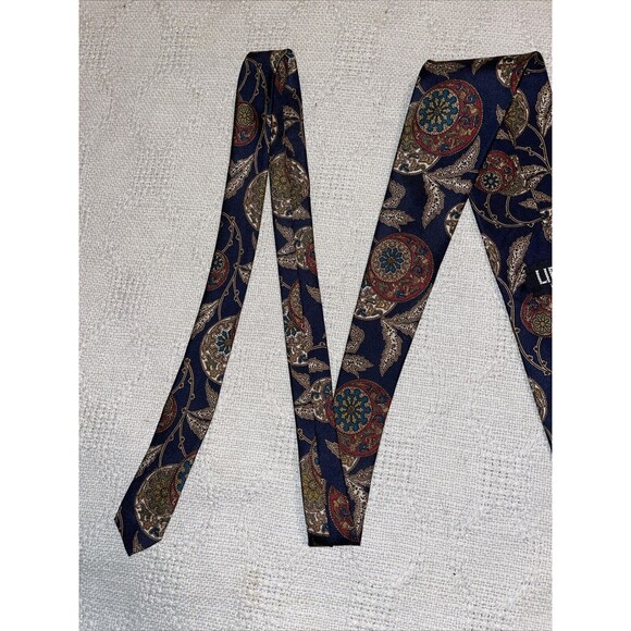 Liberty Of London Men’s Dress Tie Size 56” 3.75” Black Floral Business Formal - Picture 11 of 12